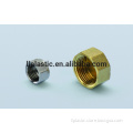 casting brass fittings brass female plug/end cap/drain plug